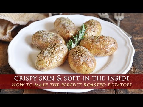 Oven Roasted Baby Potatoes with Sea Salt & Rosemary