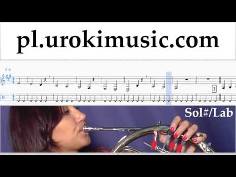 Nauka Gry Na Waltorni Luis Fonsi - Despacito Nuty Poradnik Część 1 um-a463