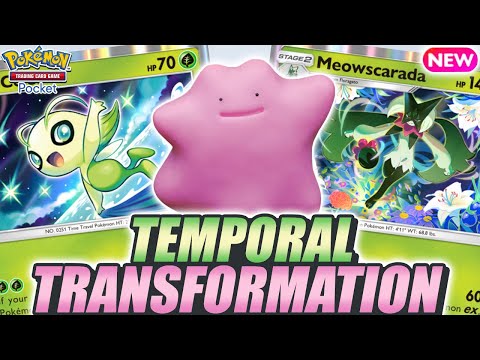 New DITTO Becomes an EX Slayer by Copying CELEBI & MEOWSCARADA ! - Pokemon TCG Pocket
