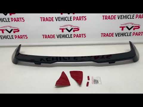 Fits BMW X7 G07 2019- Rear Roof Boot Lip Spoiler Gloss Black video