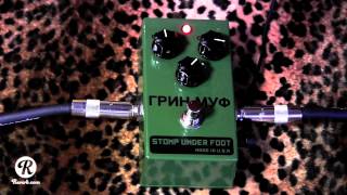Stomp Under Foot Green Russian Big Muff pedal demo with RS Guitarsworks Tele