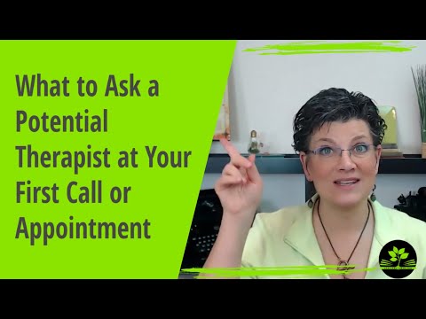 What to Ask a Potential Therapist on Your First Call or Appointment