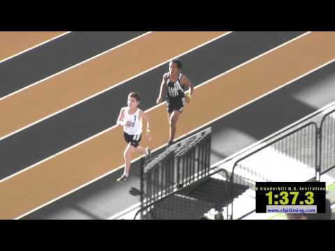 2016 Vandy HS Invite - Boys ES 800 Heat 1
