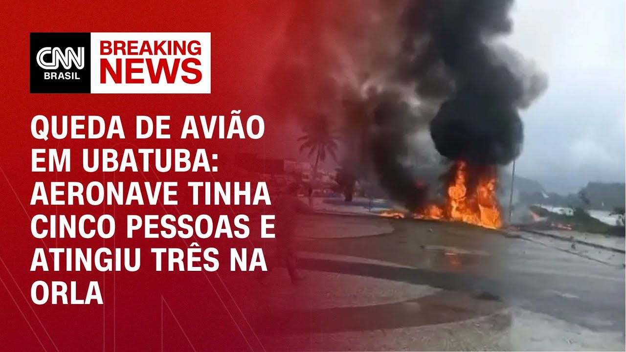 Queda de avião em Ubatuba: aeronave tinha cinco pessoas e atingiu três na orla | BASTIDORES CNN