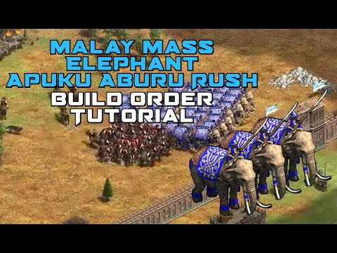 Malay Mass Elephant Rush Build Order Tutorial