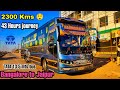INDIA S LONGEST BUS ROUTE Bangalore To Jaipur Mahadev Travels TATA BS6 13 5 Mts Bus 2300 Kms
