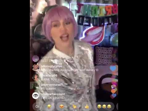 Ashley O performing "On A Roll" on Bright Minded Live with Miley Cyrus (2020)