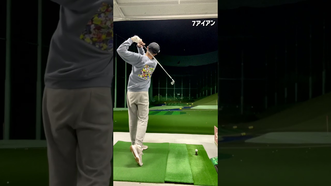 vlog 25,11,23現在練習テイクバック、切り返し、ダウンスイング、右肘ひっつけていく、 #golf