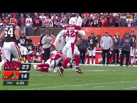 Baker Mayfield Injury vs  Cardinals   NFL