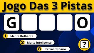 Jogo Das 3 Pistas - Quiz Para Descobrir Qual é a Palavra #quiz #adivinheapalavra #jogodas3pistas