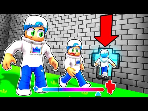 I Had To GROW BIG or SHRINK SMALL to Complete This Easy Grow Obby!