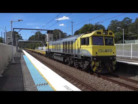 QBX004 with Qube 4112 - empty wagon transfer - 27/3/21