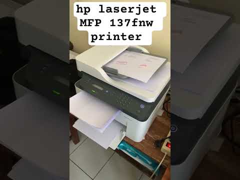 hp laserjet MFP 137fnw printer #tarowalatech #laserprinter #laserjet #hplaserjet #printer #shorts