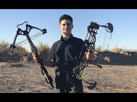Crossbow vs Compound Bow - Review and Demo