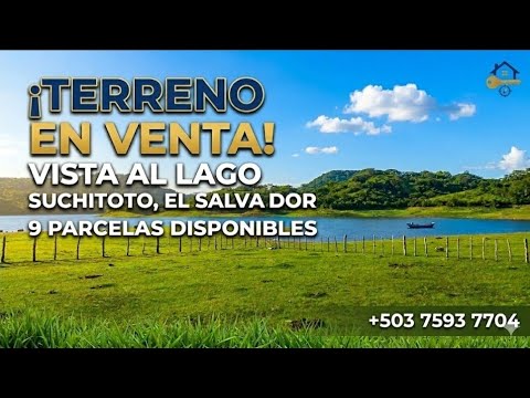 Venta de 9 parcelas en suchitoto