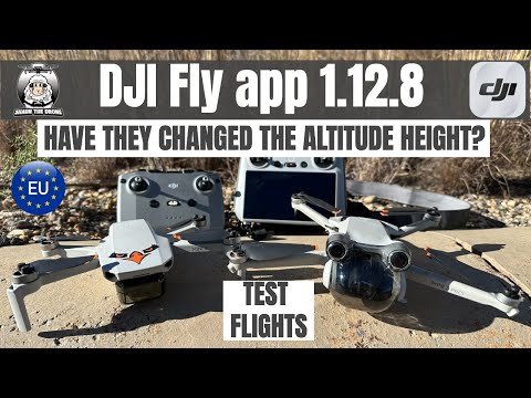 New DJI Fly app update (1.12.8) test flight DJI Mini 2 & DJI Mini 3 Pro What's changed?