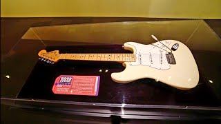 JIMI HENDRIX Woodstock Fender Stratocaster Guitar at MoPOP - SEATTLE Daily Travel Vlog (2/9/19)