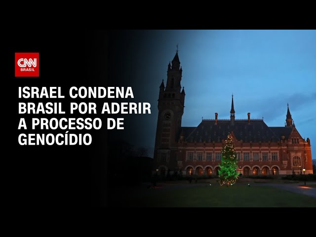 Israel critica Brasil por adesão a processo na ONU sobre genocídio em Gaza | CNN 360º