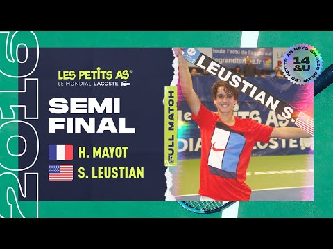 Les Petits As 2016 | Boys Semifinal | Harold Mayot vs. Stefan Leustian