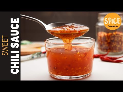 সুইট চিলি সস | কুকিং বেসিক | Sweet Chilli Sauce Recipe | Cooking Basic | Bangla Sauce Recipe