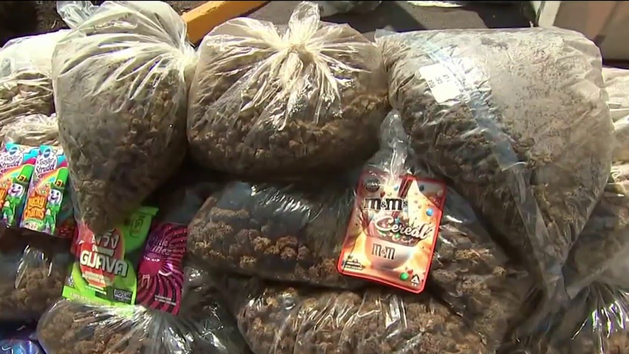 NYC lights up four tons of cannabis products after crackdown on unlicensed shops | NBC New York