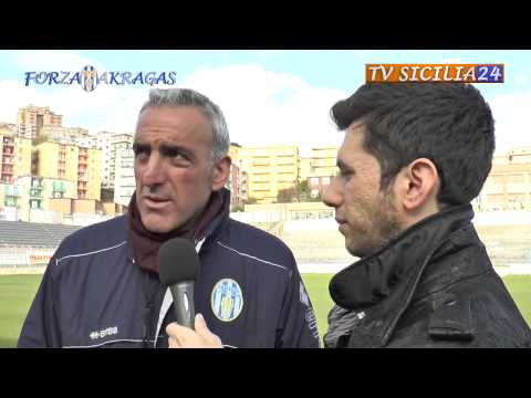 Intervista allenamenti Akragas del 19-03-2015
