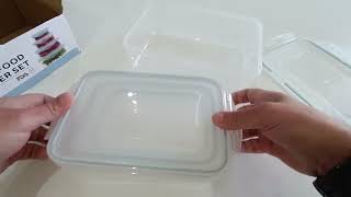 YASHE Envases para Alimentos, TAMAÑOS EXCELENTES, CALIDAD DE LA BUENA