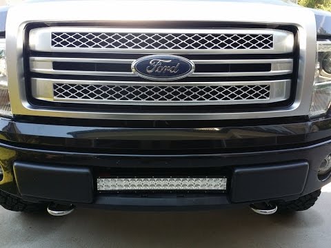 How to install LED Bar in lower intake of Ford F150 2009-14