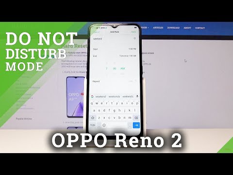 How to Set Up DND Mode in OPPO Reno 2 – Enable Do Not Disturb Mode