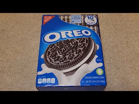 Costco Sale Item Review Taste Test NABISCO OREO Chocolate Sandwich Cookies Cocoa Life Real Cocoa