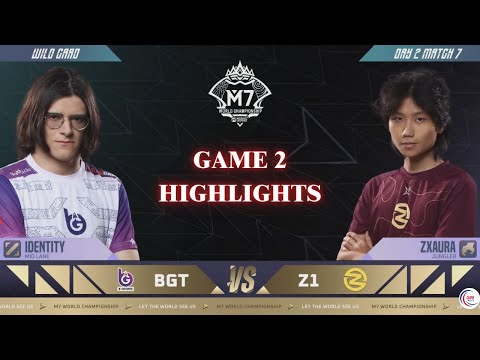 BGT vs Z1 Game 2 Highlights | Wild Card Day 2 | M7 World Championship