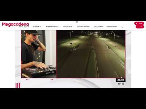 Entrevista a MEGATV (MEGACADENA PY) - LUCAS LÓPEZ DJ / SAN ALBERTO - ALTO PARANA