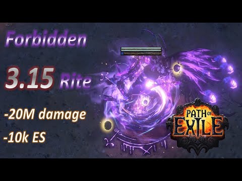 [3.15] The Ultimate Forbidden Rite build (20M Damage) - Path of Exile Expedition