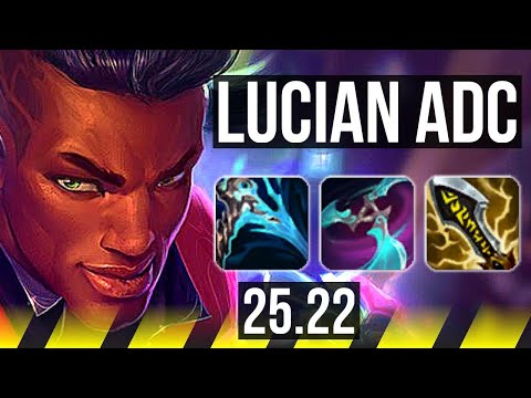 LUCIAN & Thresh vs CAITLYN & Braum (ADC) | 6k comeback, Legendary, 50k DMG | KR Master | 25.22