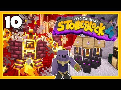 Stoneblock 4 Minecraft Modpack EP 10 | UNLIMITED POWER From The Ender Dragon & Ignis