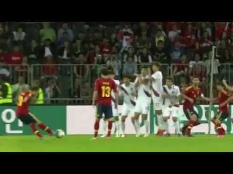 Cazorla Amazing Freekick Goal Spain vs South Korea 4-1 All Goals and Full Match Highlights 30/5/2012