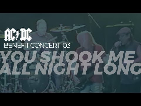 Shook Me All Night Long | AC/DC BENEFIT CONCERT 2003 | Darrell Nutt on Drums