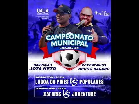 campeonato municipal de uauá próximo final de semana.