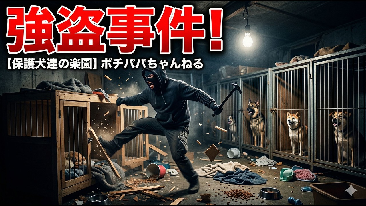 【強盗事件】犯人の目的は犬を盗もうとした？