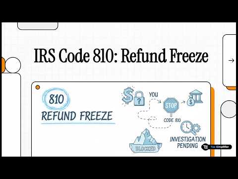 Refund Freeze Code 810