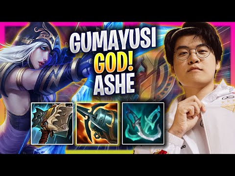 GUMAYUSI IS A GOD WITH ASHE! - T1 Gumayusi Plays Ashe ADC vs Caitlyn! | Season 2024