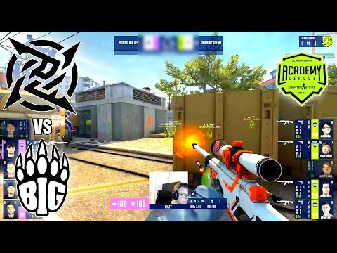 BIG Academy vs Young Ninjas - WePlay Academy League Season 1 | CSGO HIGHLIGHTS
