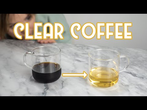 How to Make Clear Clarified Coffee