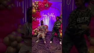 Chrissi Golden 8th birthday with That girl LayLay