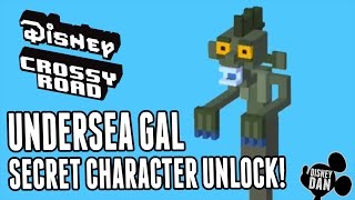 Disney Crossy Road Secret Character - UNDERSEA GAL Unlock - Nightmare Before Christmas