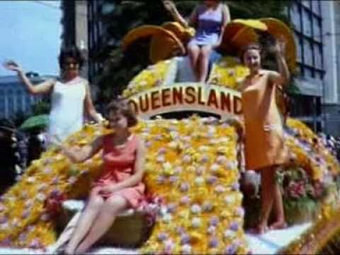 Meher Baba Float at Warana Festival Brisbane Australia 1968