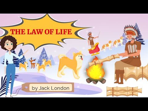 ENGLISH SHORT  STORY  ⭐ THE LAW OF LIFE | JACK LONDON ⭐#gradedreader #shortstories