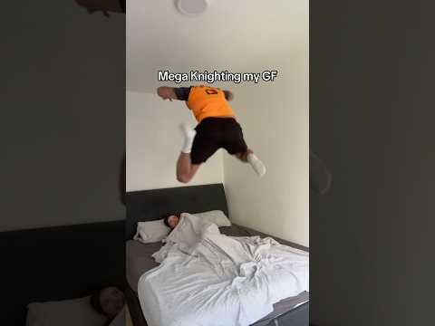 Mega Knighting my Girlfriend #couple #girlfriendboyfriend #boyfriend #megaknight