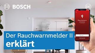 Der Rauchwarnmelder II erklärt | Bosch Smart Home