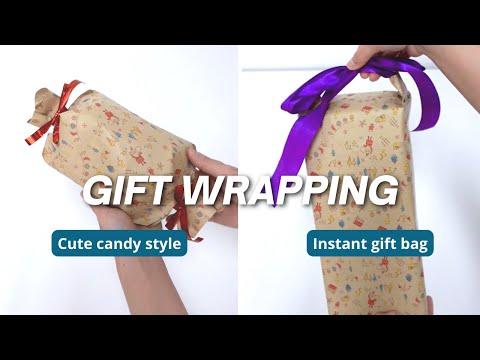 2 COOL Gift Wrapping Hacks (EASY & MESS-FREE!)